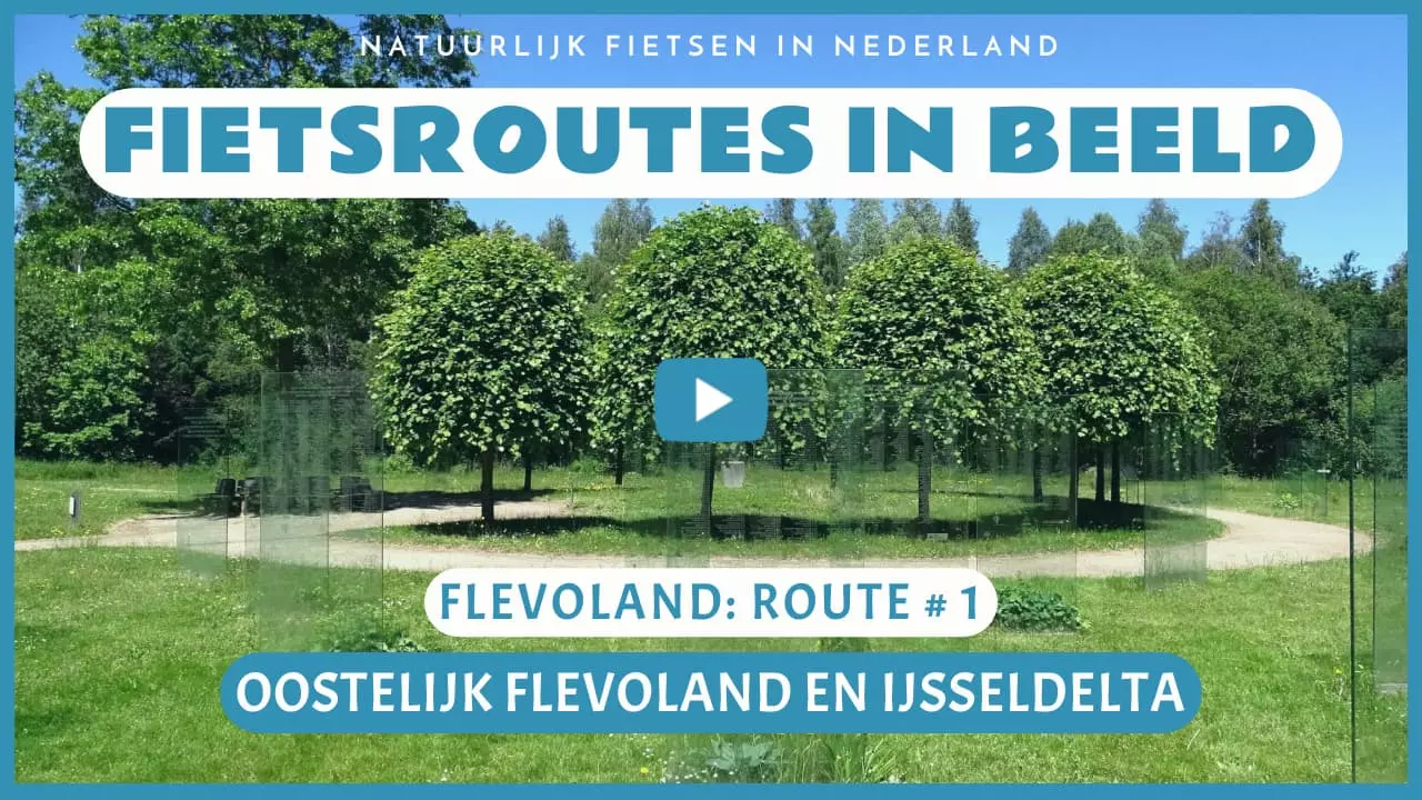 Virtueel fietsen in Oostelijk Flevoland en IJsseldelta